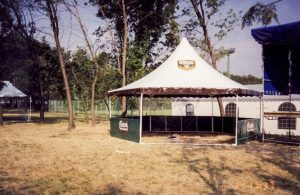 Образец павильона "Шестигранник" без стен