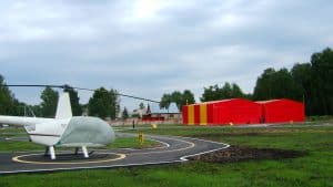 Каркасно-тентовые ангары для авиационной техники